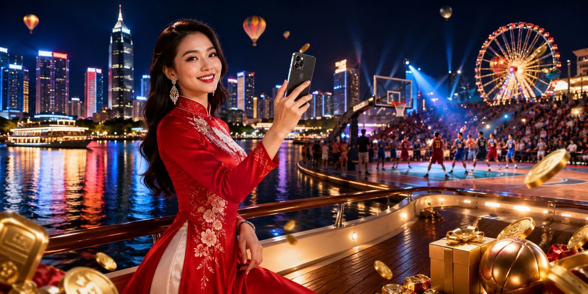 Không khí sòng bạc cao cấp tại Việt Nam – bàn bài và ánh đèn vàng